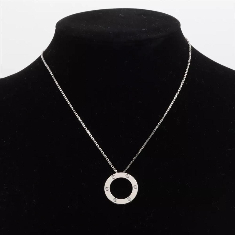NICHE' SILVER CIRCLE OF LOVE PENDANT/NECKLACE - Picture 3 of 3